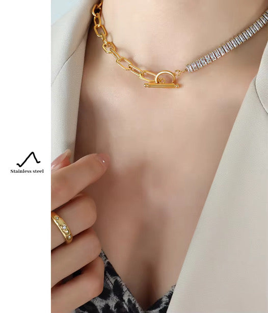 Chain Reaction Glam Necklace