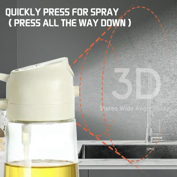 Spray Or Pour Oil Dispenser