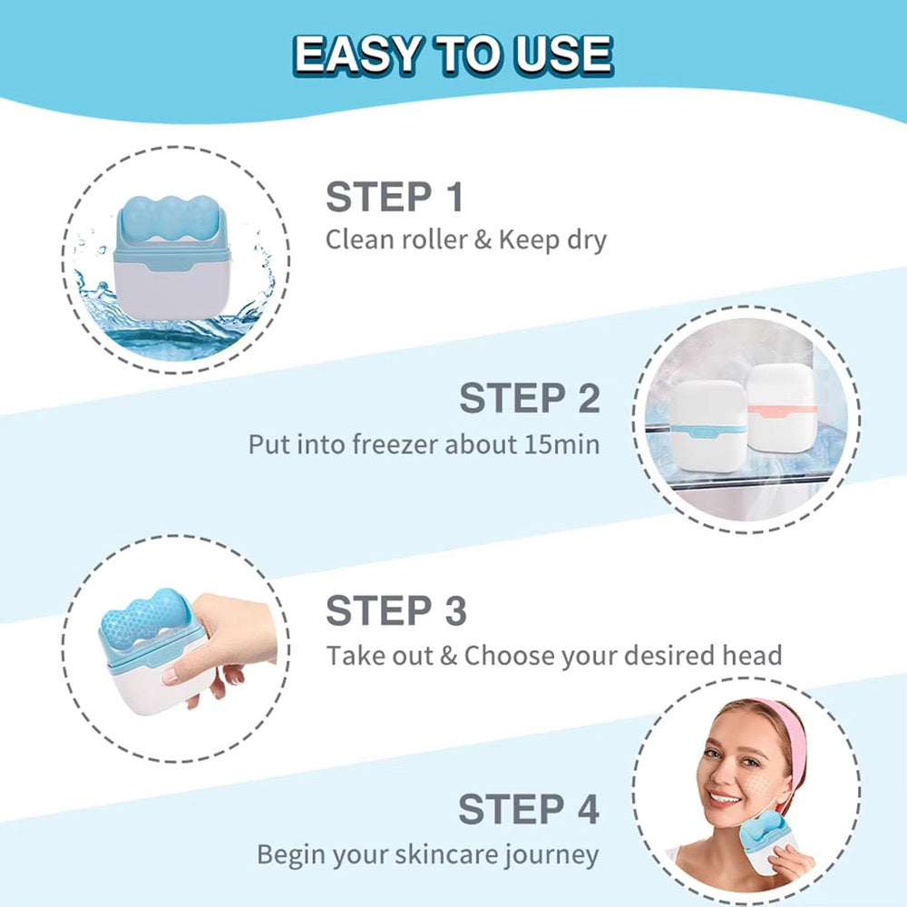 Portable Facial Cooling Roller