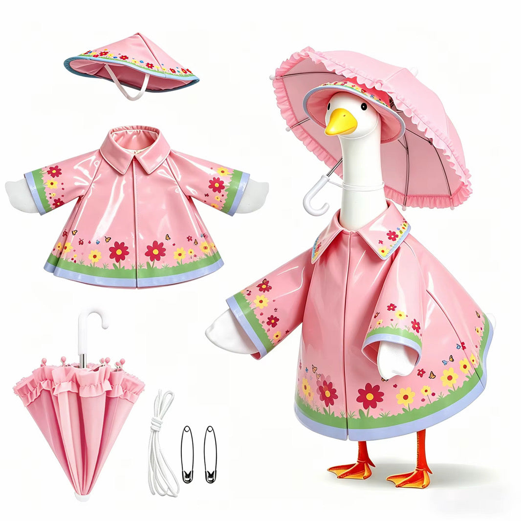 3 Piece Porch Raincoat Goose Outfit