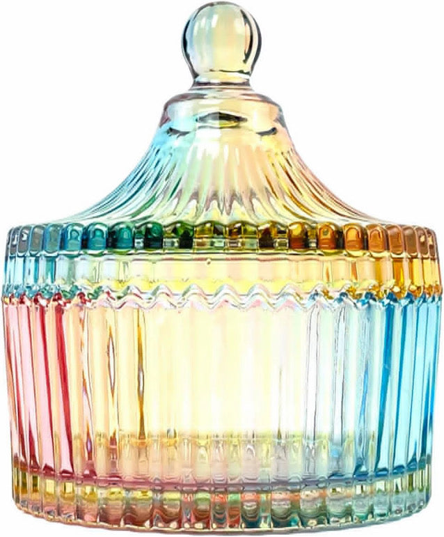 Rainbow Reflection Dish With Lid