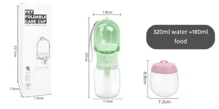 On The Go Dog Food Water Container