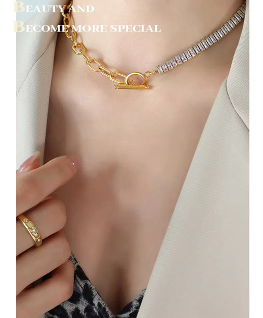 Chain Reaction Glam Necklace