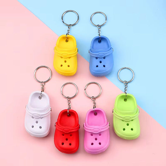 6 Piece Shoe Keychain Set