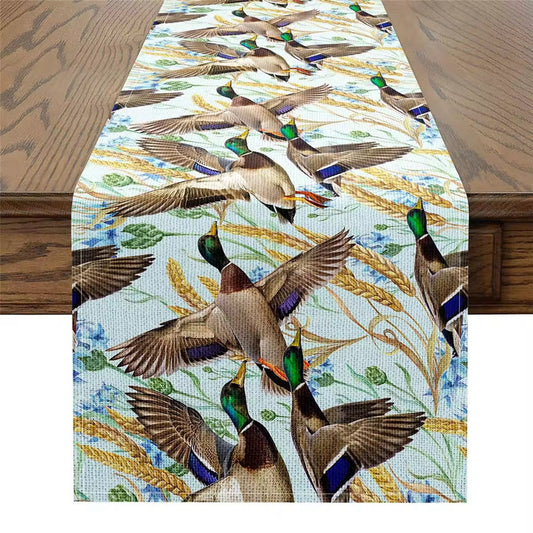Trendy Mallard Table Runner