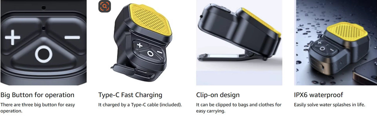 Bluetooth Clip & Play Speaker