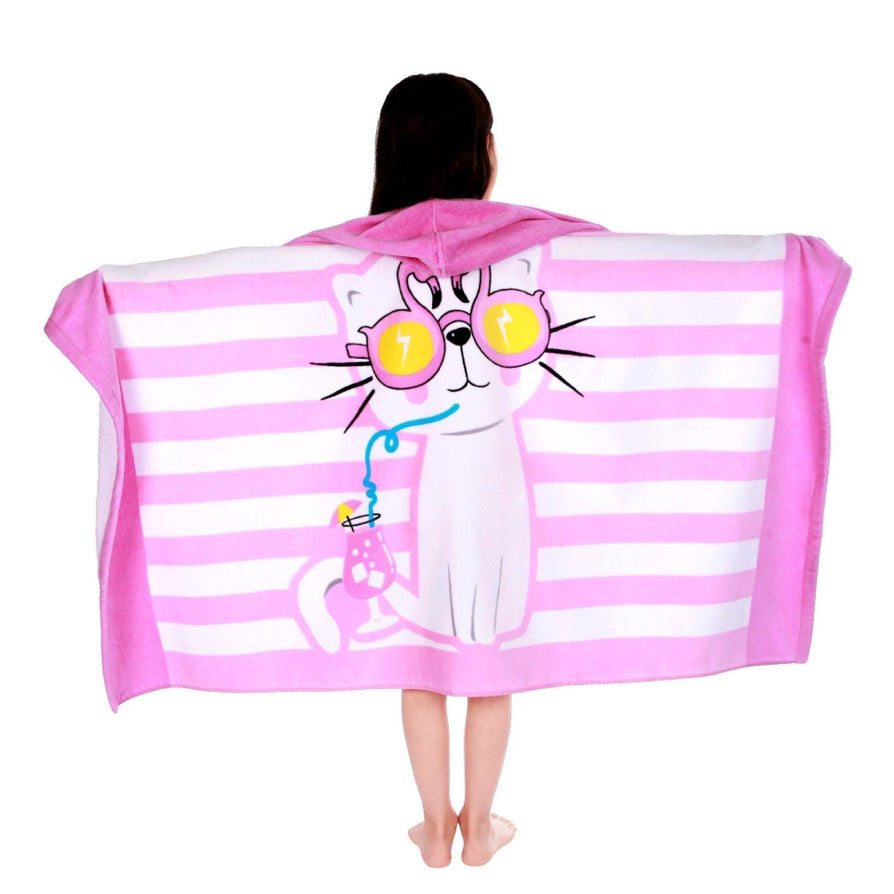 Adorable Hooded Bath Towels For Kids