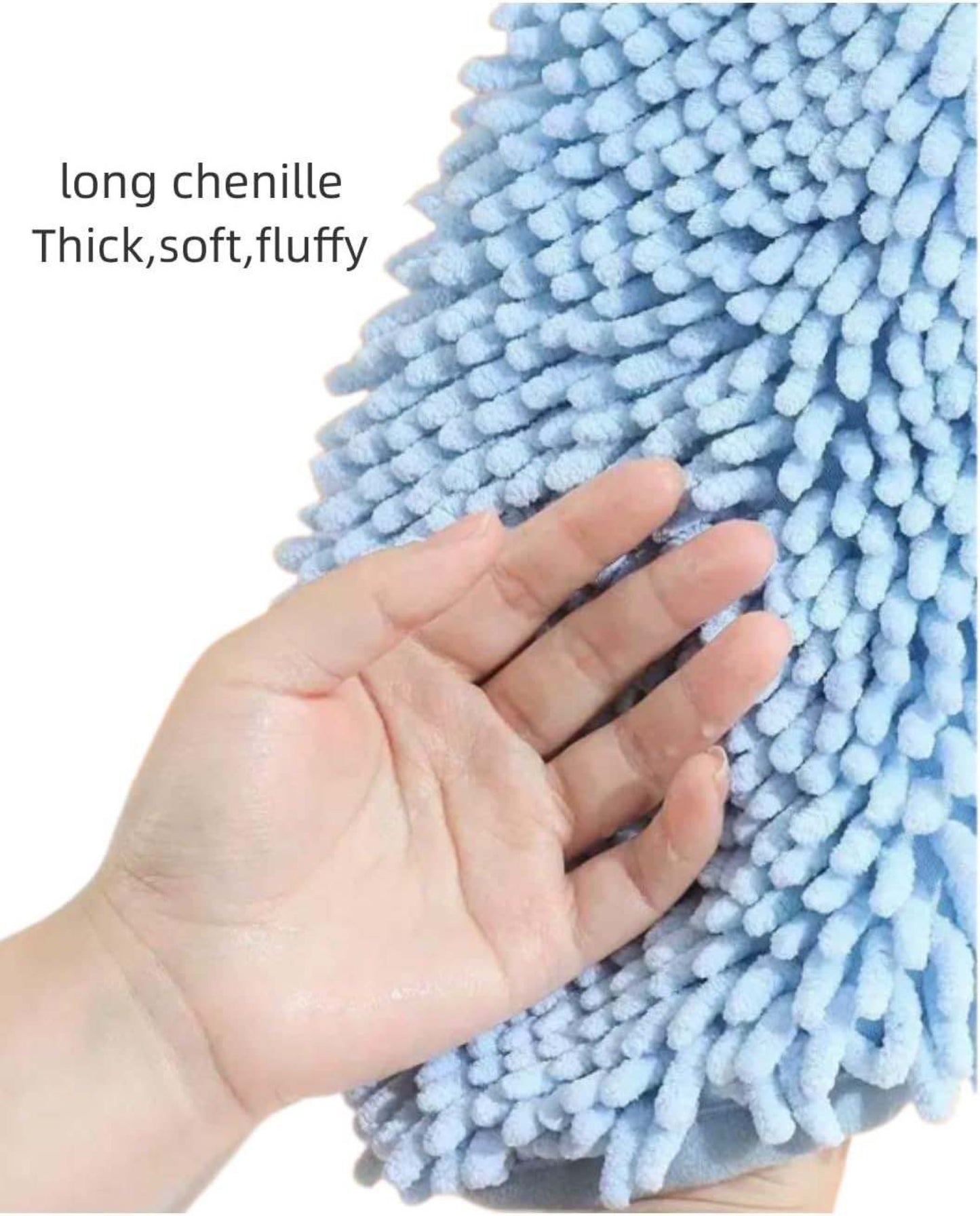 Blossoming Flower Chenille Towels