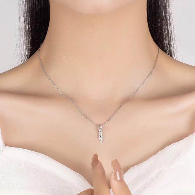 Little Mischief Cat Necklace
