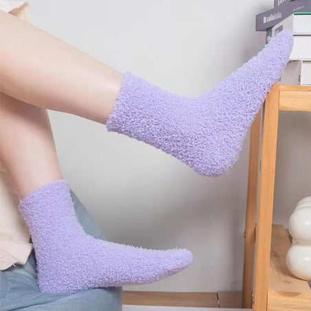 Fuzzy And Fab Set of 6 Socks
