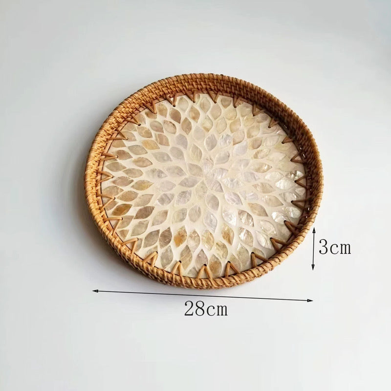 Nest And Nook Round 3 Piece Tray Set