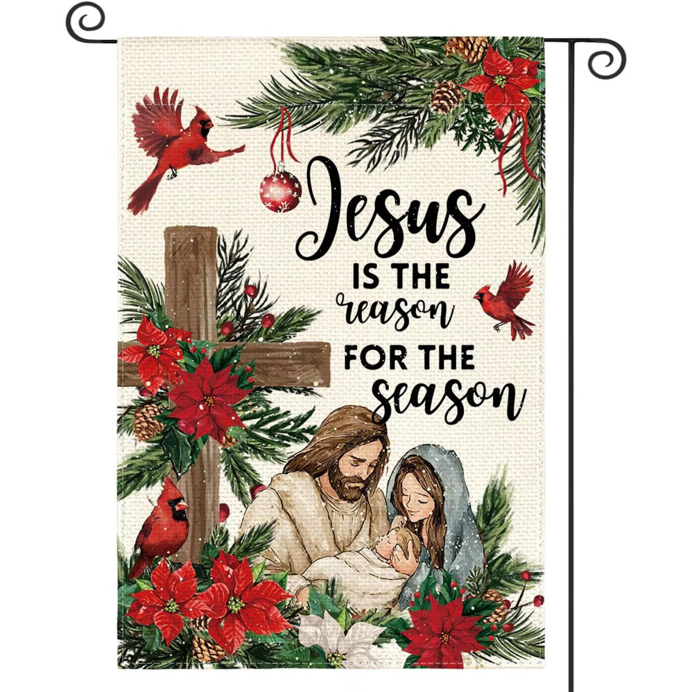 MORE Festive Christmas Themed Garden Flags