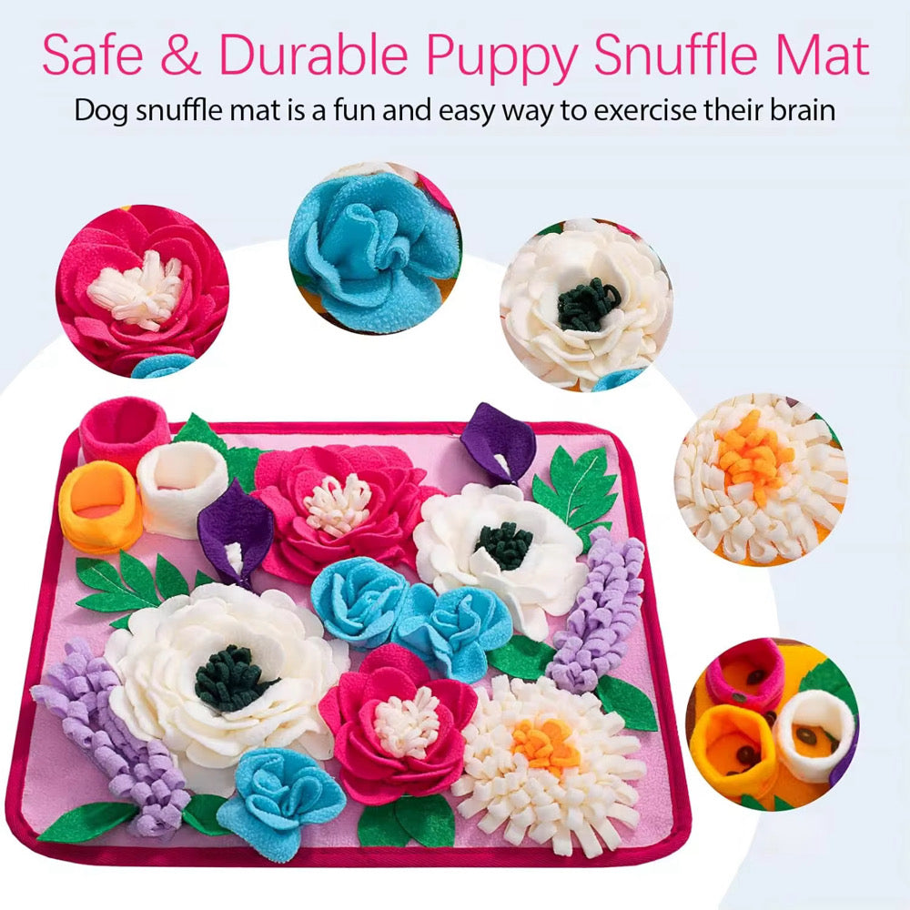 Pretty Flower Dog Snuffle Mat