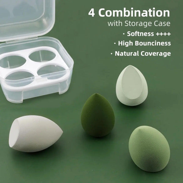 4 Piece Makeup Sponge Set