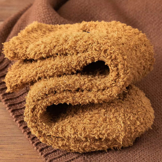 Warm & Weenie Fuzzy Socks