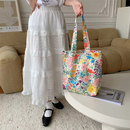 Floral Market Bag
