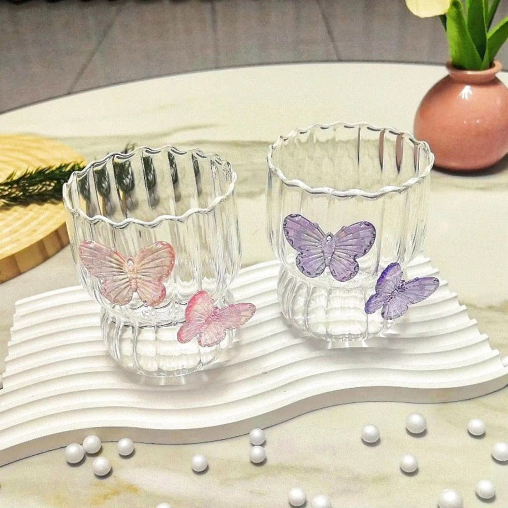 Flutterly Fabulous Glass