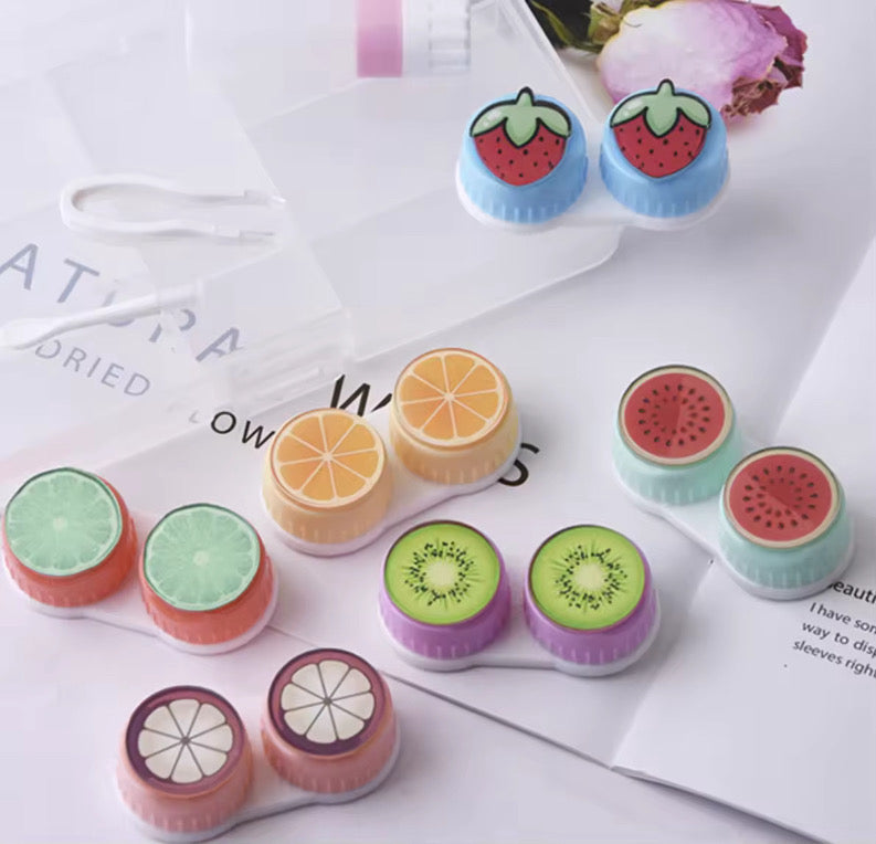 Fruit- Tasic Fruit Themed Contact Case Set