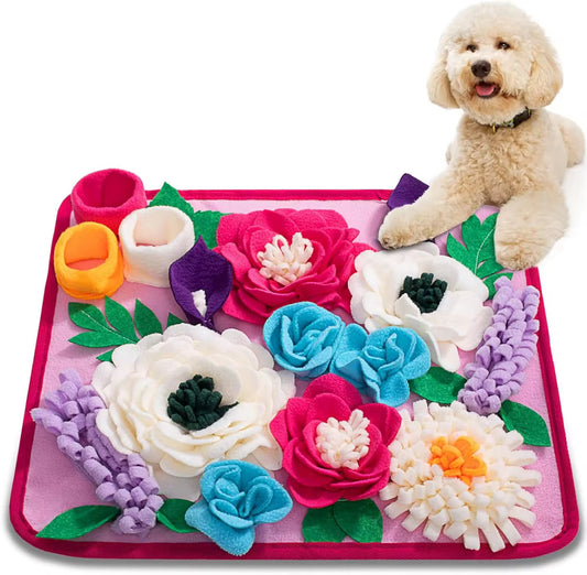 Pretty Flower Dog Snuffle Mat