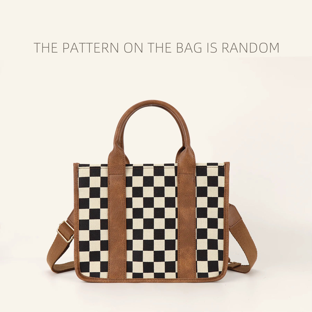 Checkered Tote Bag