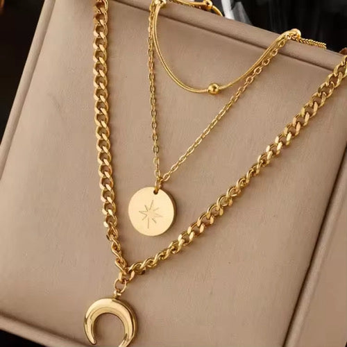 Triple Layer Statment Necklace