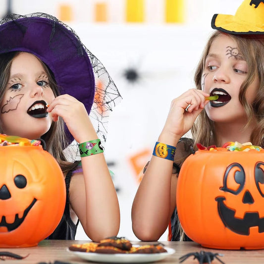 6 Piece Pumpkin Head Squish Set