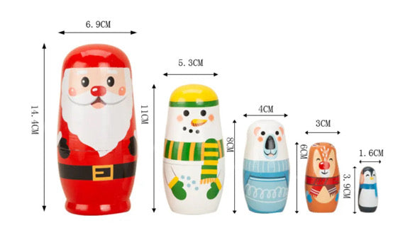 Holiday Nesting dolls