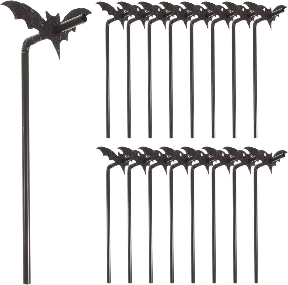 Lil' Bit Batty Bat Halloween Straws