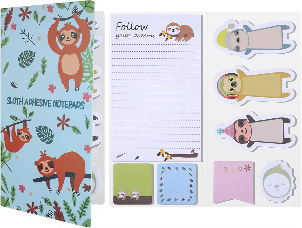 MORE Fun Themed Sticky Notebook Set (Copy)