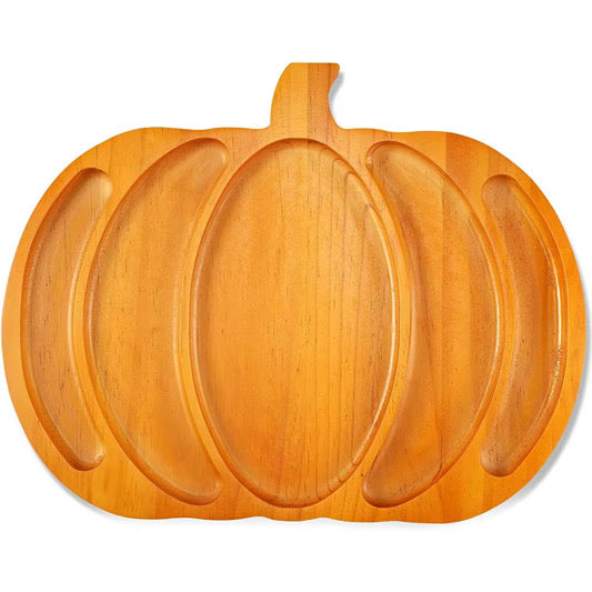 Pass The Pumpkin Pumpkin Serving Tray
