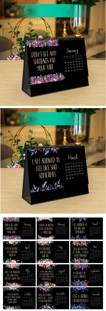 Desktop Snarky 2026 Calendar