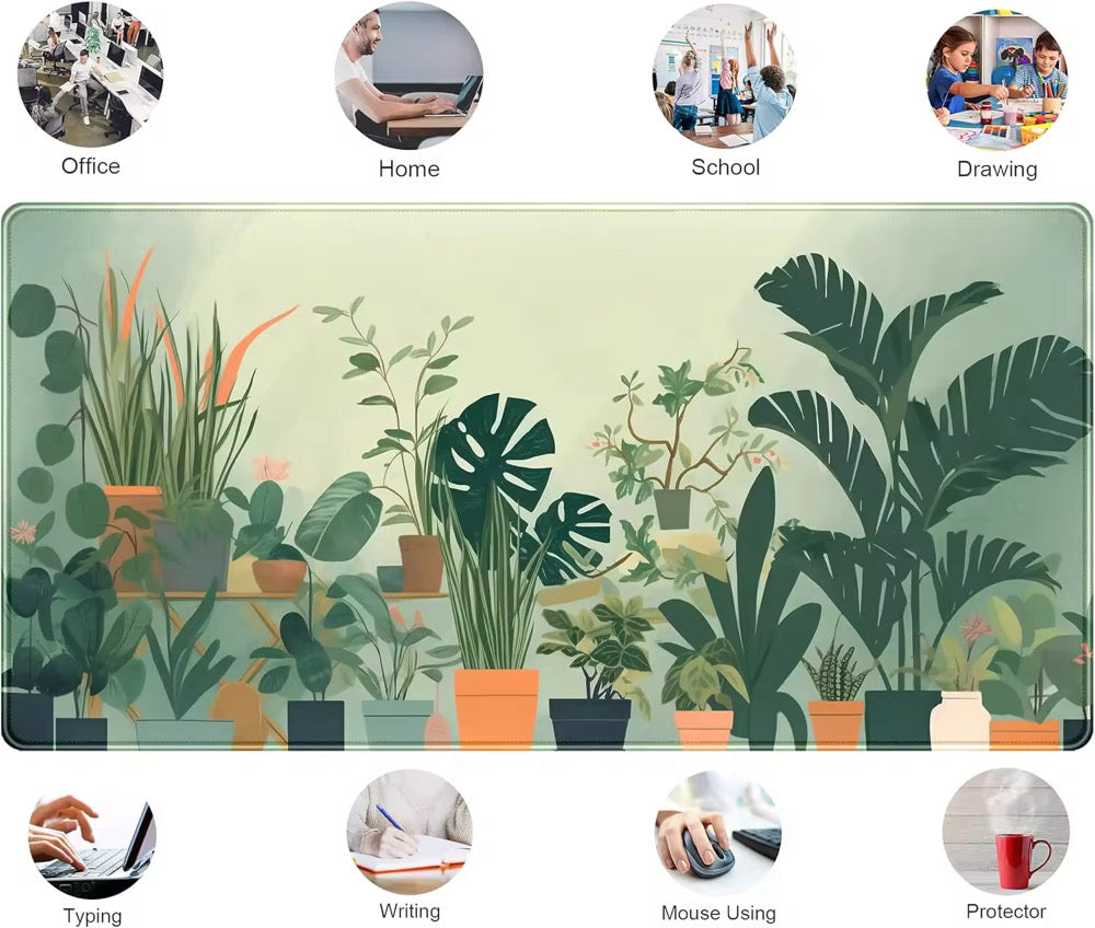 Bloom Where You Work Desk Pad