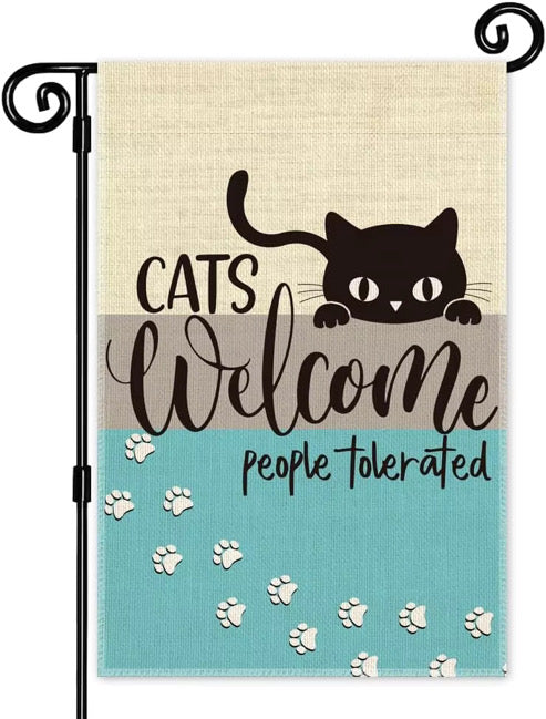 Dog & Cat Themed Garden Flags