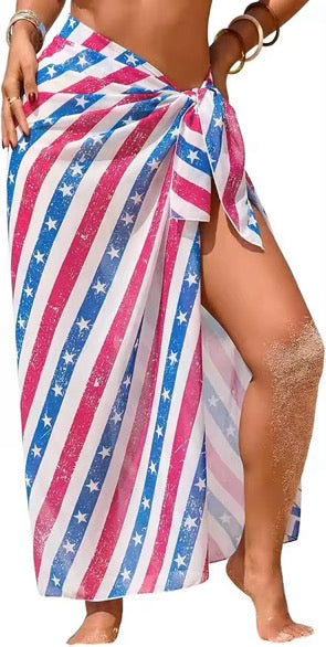The Azure Breeze Coverup Skirt