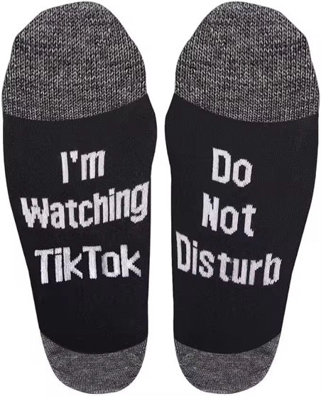 Im Watching TikTok Socks