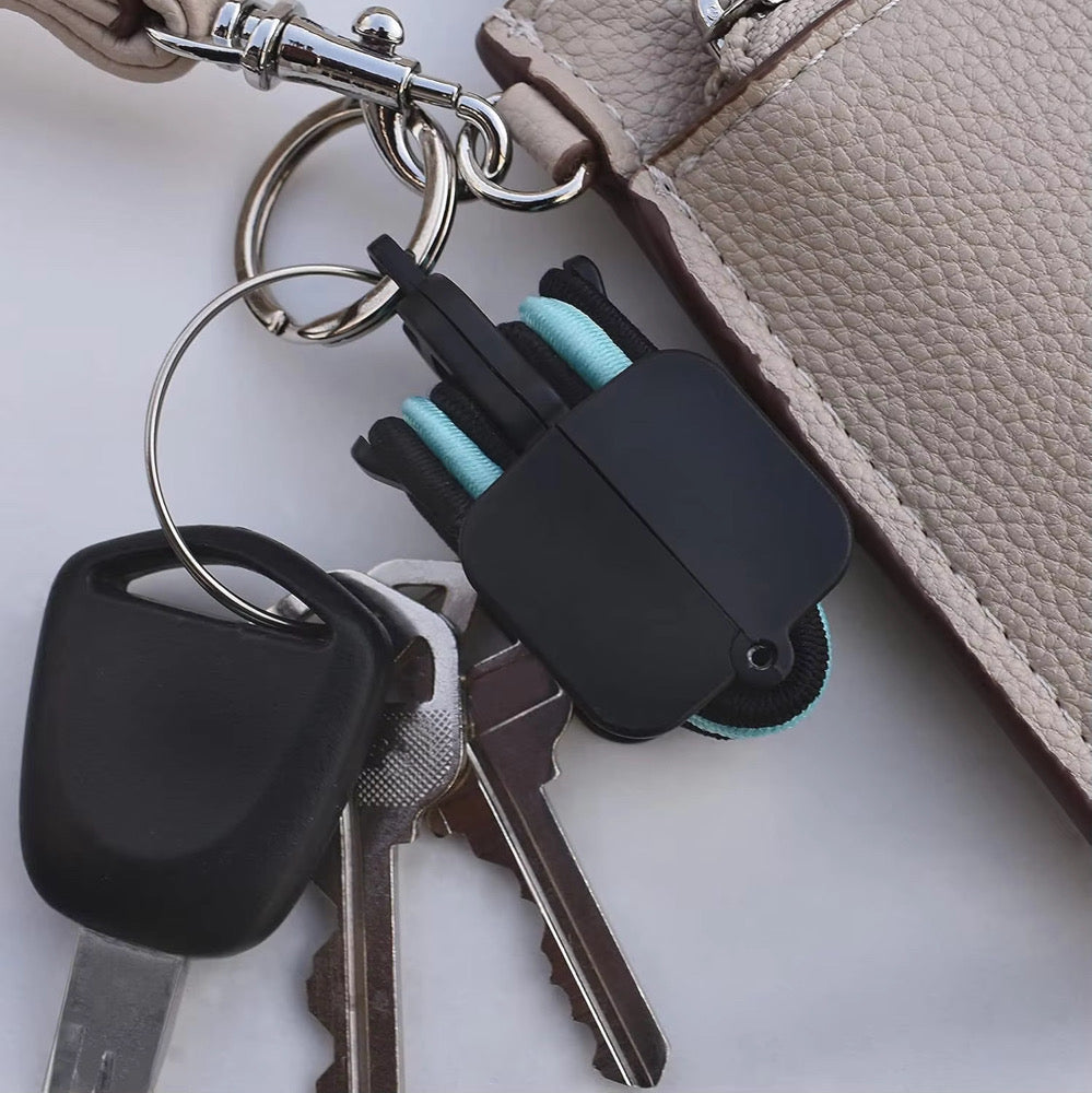 Hair Tie Keeper Keychain