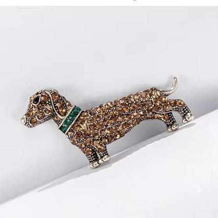 Dapper Dog Brooch