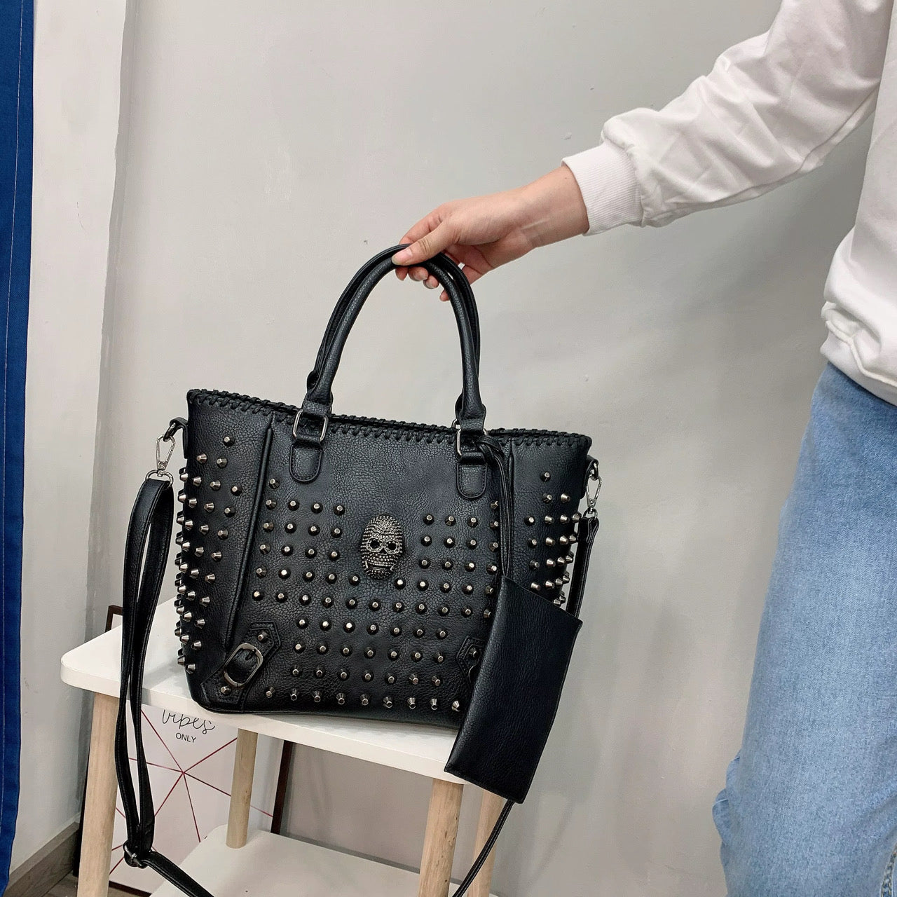 The Rebel Stud Purse