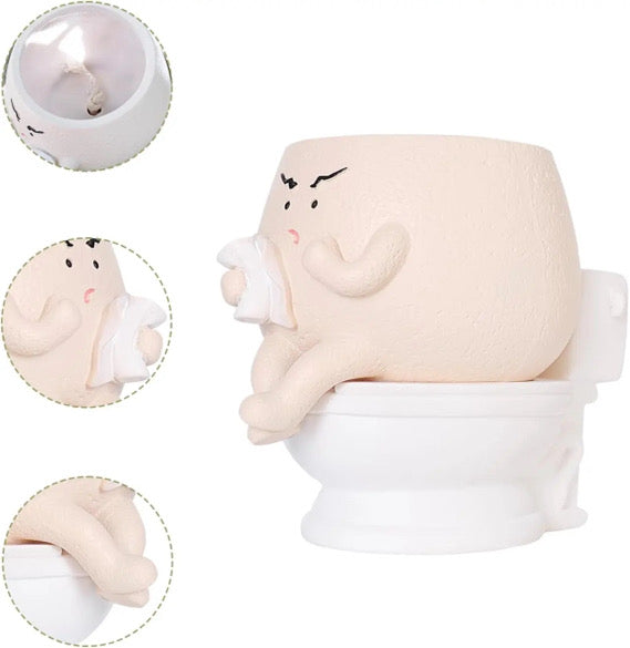 Theo The Toilet Friend Planter Pot