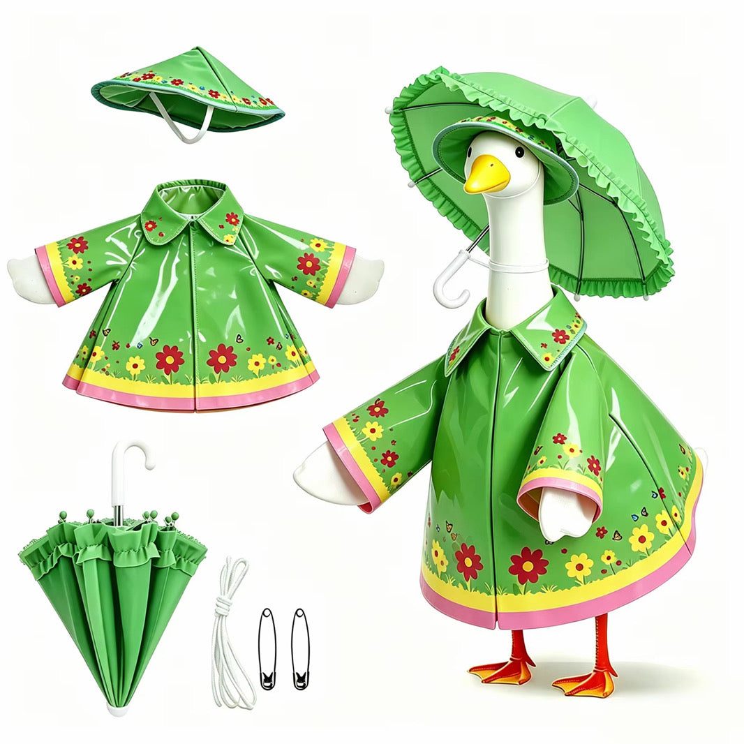 3 Piece Porch Raincoat Goose Outfit