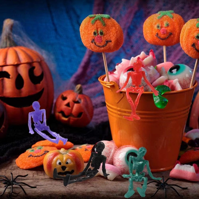 10 Piece Skeleton Squish Set