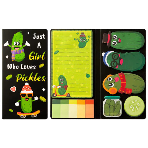 OPEN Fun Themed Sticky Notebook Set