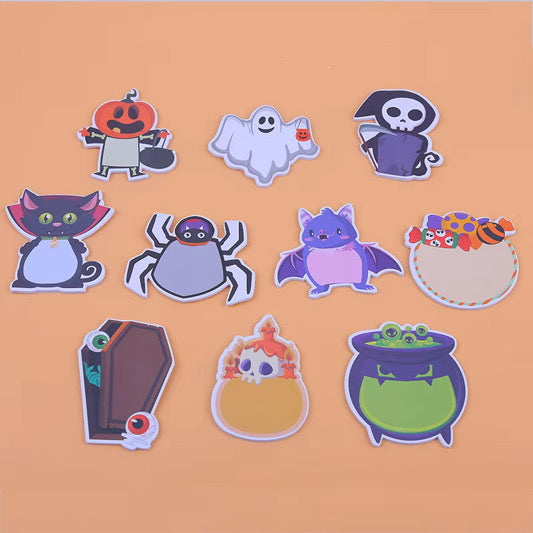 10 Piece Halloween Notepad Set