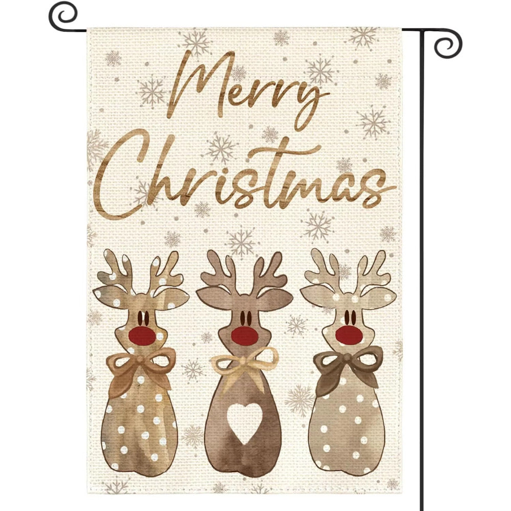 MORE Festive Christmas Themed Garden Flags