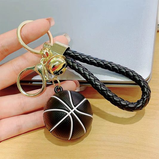Hoop Dreams Basketball Keychain