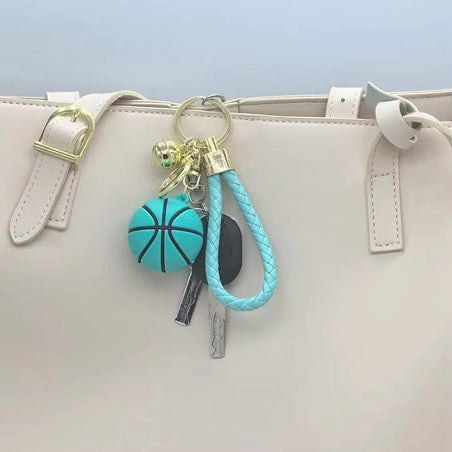 Hoop Dreams Basketball Keychain