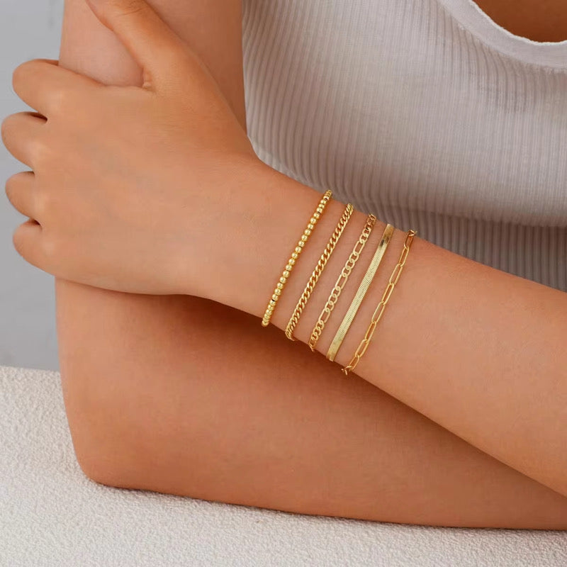 Golden Edit Bracelet Set