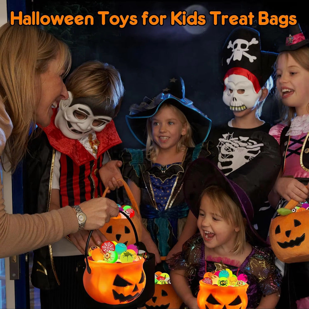 Glow In The Dark 50 Piece Halloween Bounce Balls
