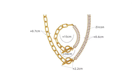 Chain Reaction Glam Bracelet