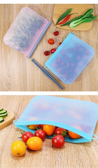 Reusable Silicone Food Storage Bags